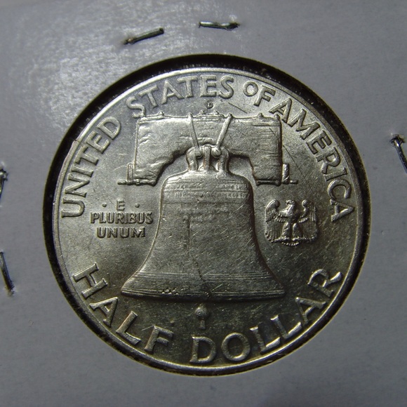 1949-D Franklin Half Dallar - Picture 2 of 2